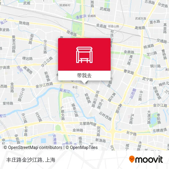 丰庄路金沙江路地图