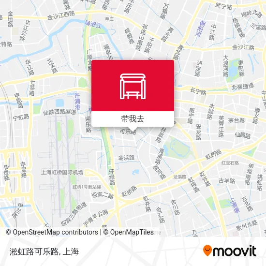 淞虹路可乐路地图