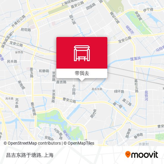 昌吉东路于塘路地图