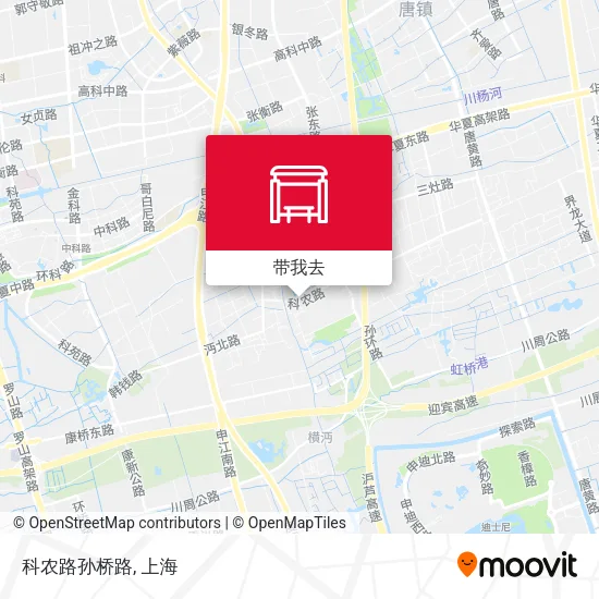 科农路孙桥路地图