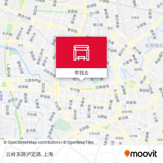 云岭东路泸定路地图