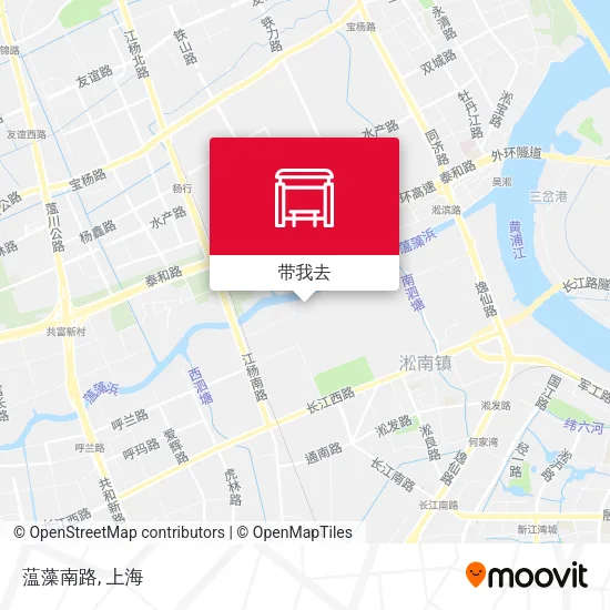 蕰藻南路地图