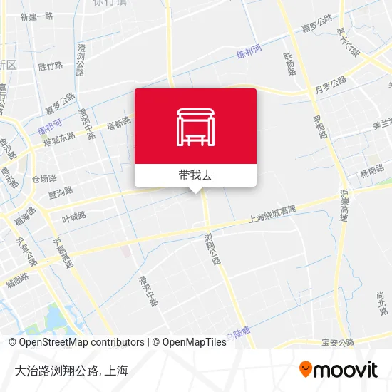 大治路浏翔公路地图