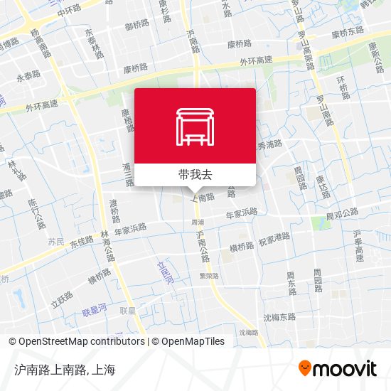 沪南路上南路地图