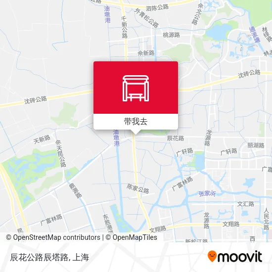 辰花公路辰塔路地图