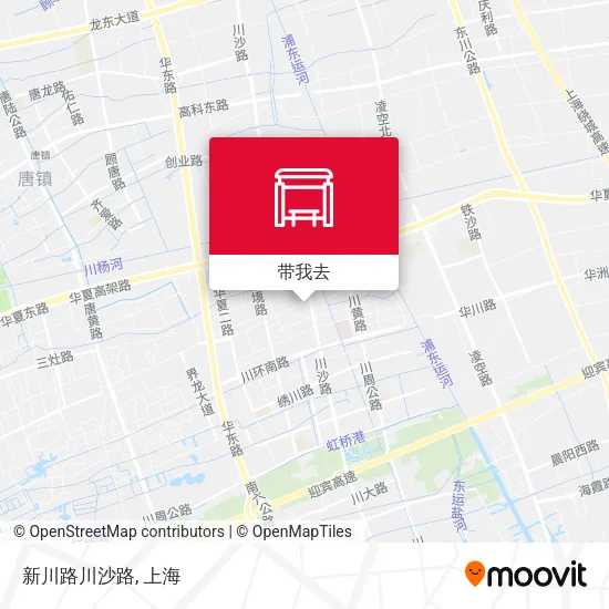 新川路川沙路地图