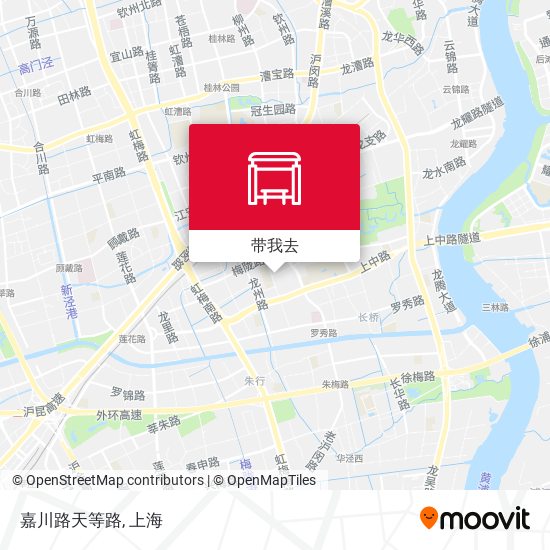 嘉川路天等路地图