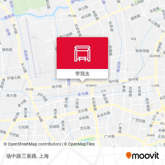 场中路三泉路地图