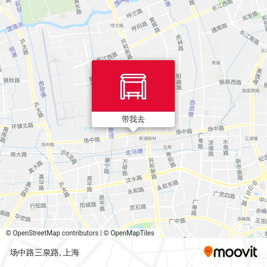 场中路三泉路地图