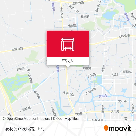 辰花公路辰塔路地图