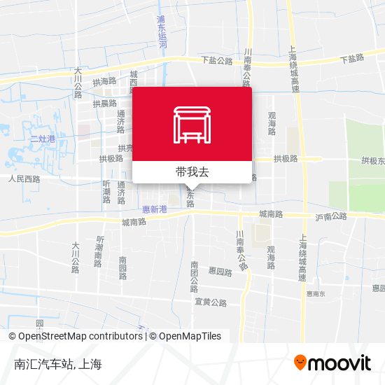 南汇汽车站地图