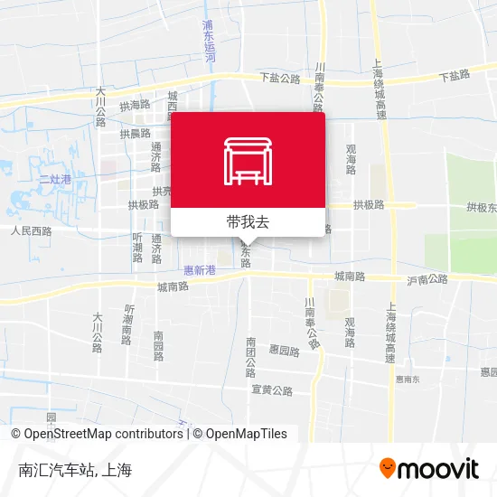 南汇汽车站地图
