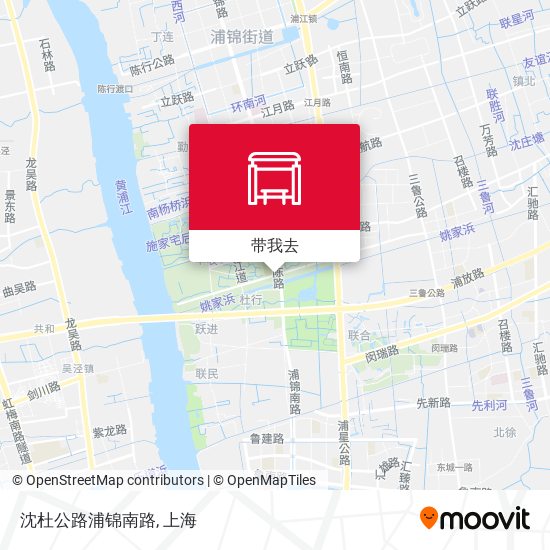 沈杜公路浦锦南路地图