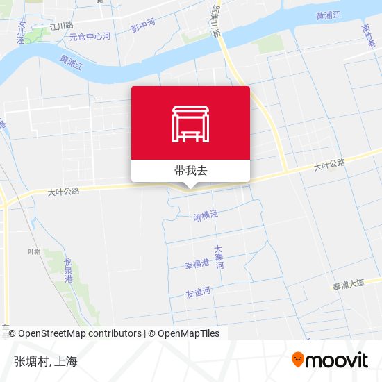 张塘村地图
