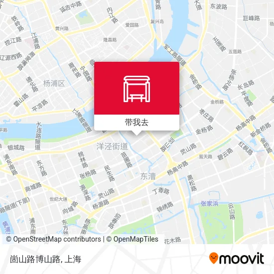 崮山路博山路地图