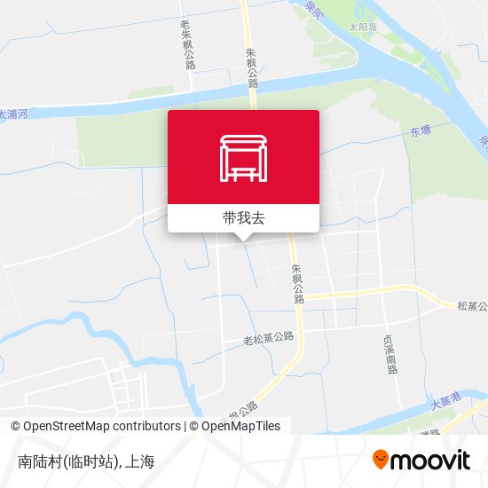 南陆村(临时站)地图