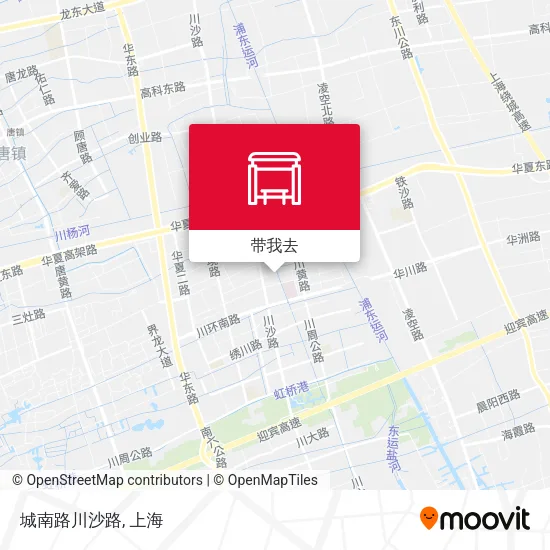 城南路川沙路地图