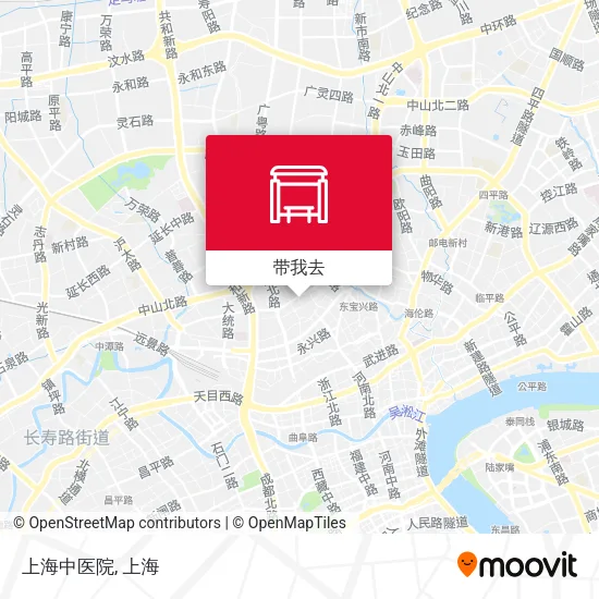 上海中医院地图