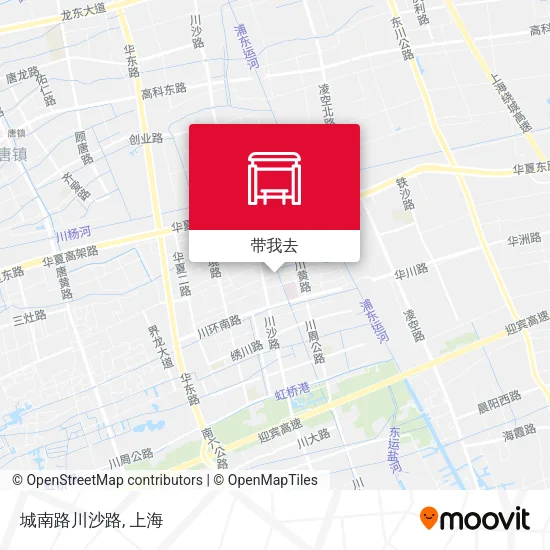 城南路川沙路地图