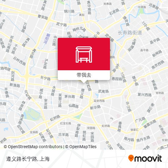 遵义路长宁路地图