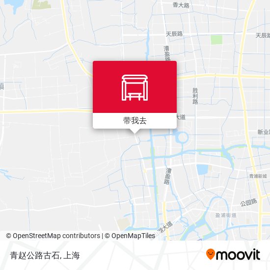 青赵公路古石地图