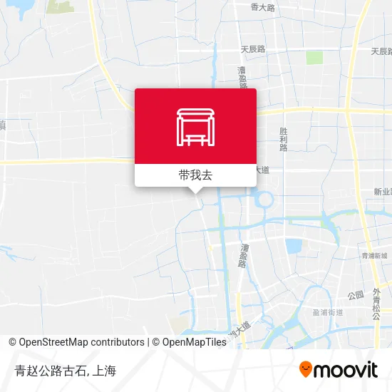 青赵公路古石地图