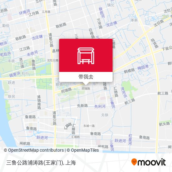 三鲁公路浦涛路(王家门)地图