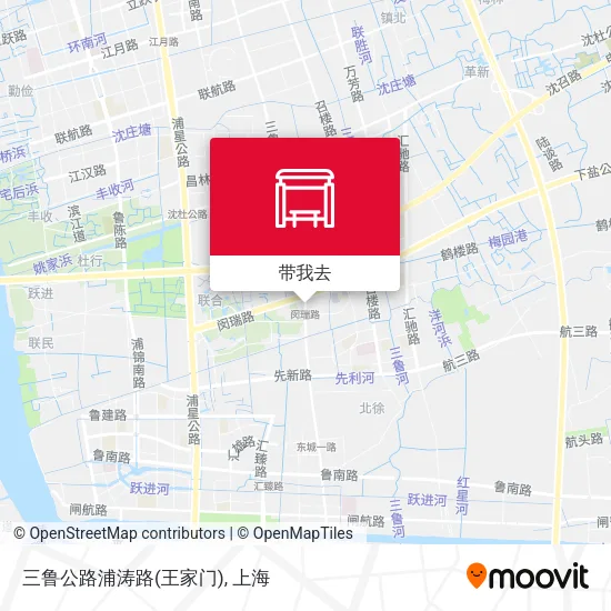 三鲁公路浦涛路(王家门)地图