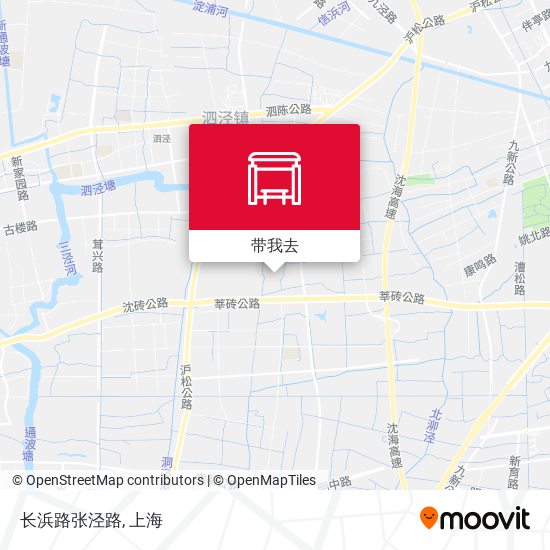 长浜路张泾路地图