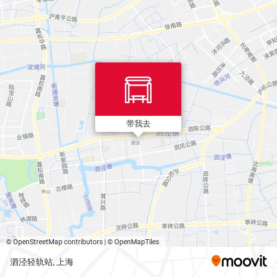 泗泾轻轨站地图