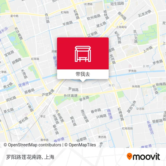 罗阳路莲花南路地图