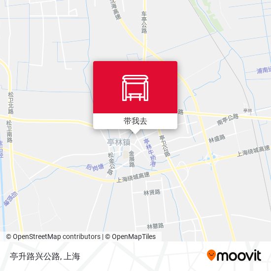 亭升路兴公路地图