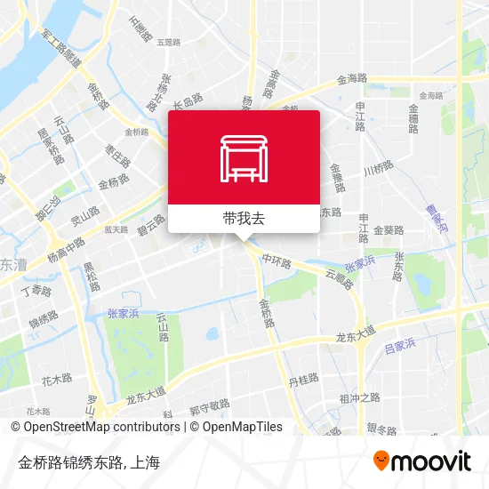 金桥路锦绣东路地图