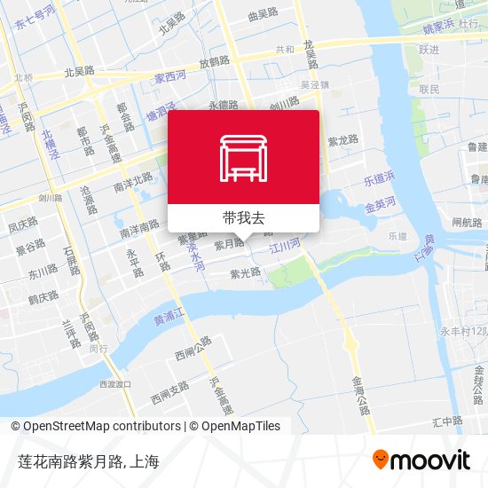 莲花南路紫月路地图