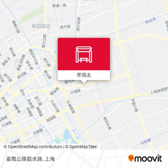 嘉戬公路茹水路地图
