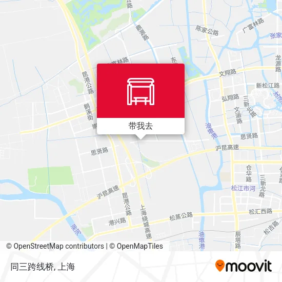 同三跨线桥地图