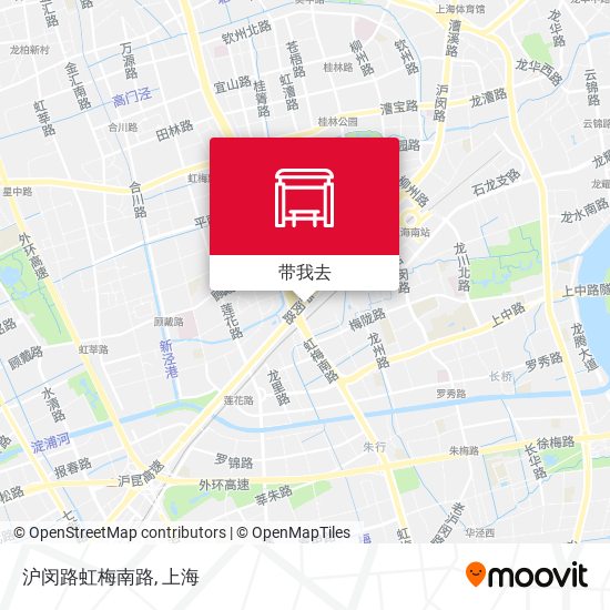 沪闵路虹梅南路地图