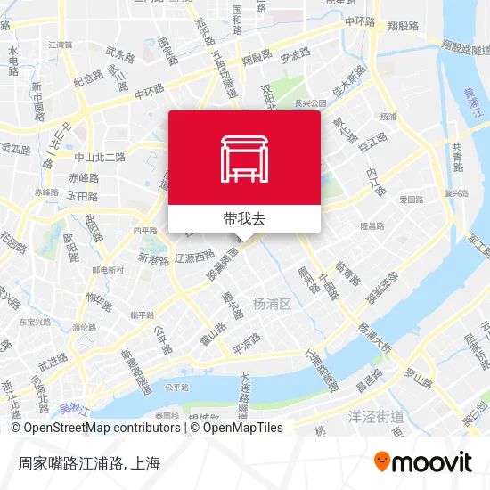 周家嘴路江浦路地图