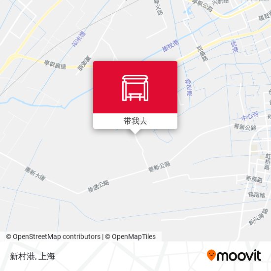 新村港地图
