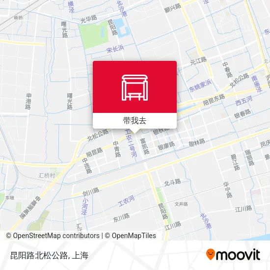 昆阳路北松公路地图