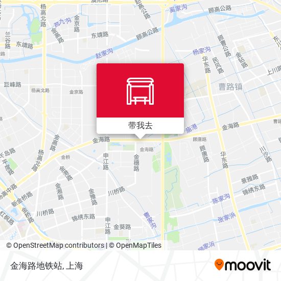 金海路地铁站地图