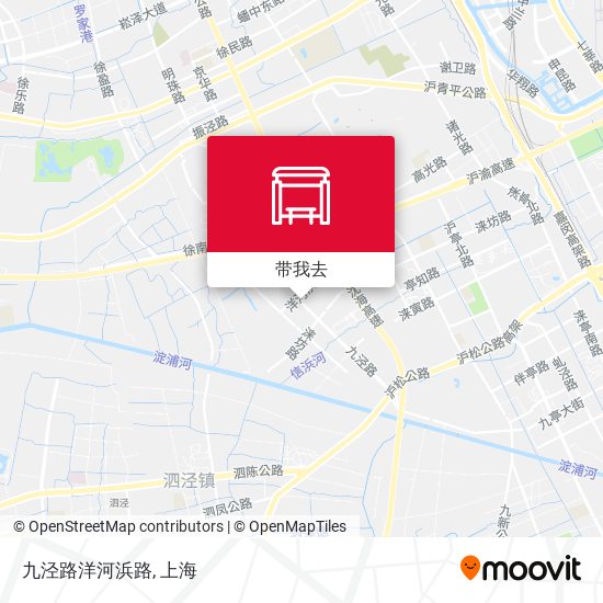 九泾路洋河浜路地图