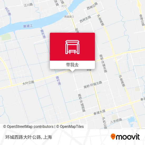 环城西路大叶公路地图