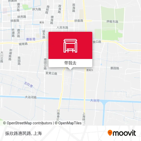 振欣路惠民路地图