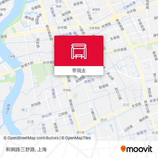 和炯路三舒路地图