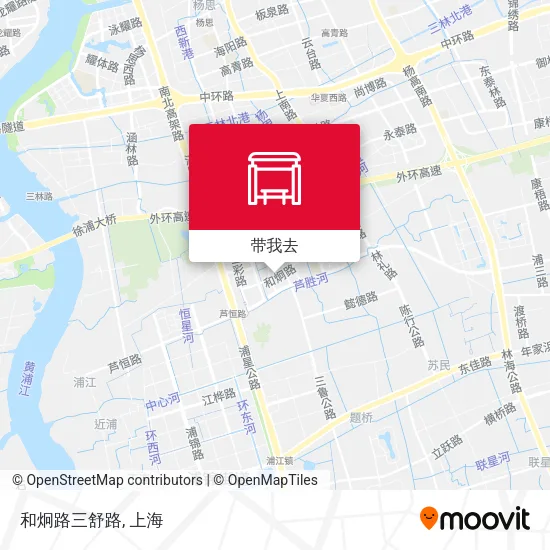 和炯路三舒路地图