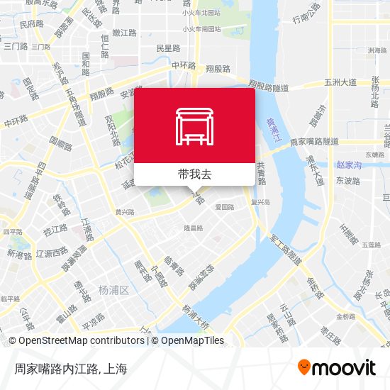 周家嘴路内江路地图