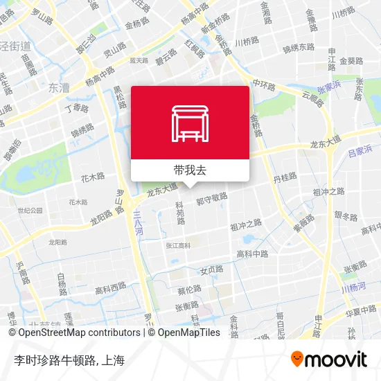 李时珍路牛顿路地图