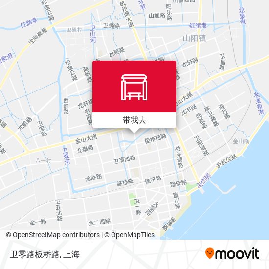 卫零路板桥路地图