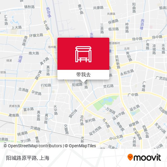 阳城路原平路地图
